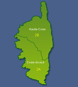 Carte Corse