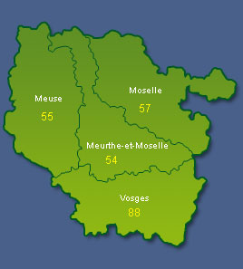 Carte Lorraine